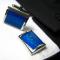 Silver Blue Fire Stone Cufflinks.jpg